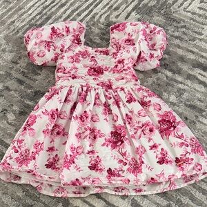 Tahari Floral Pink Kids Dress